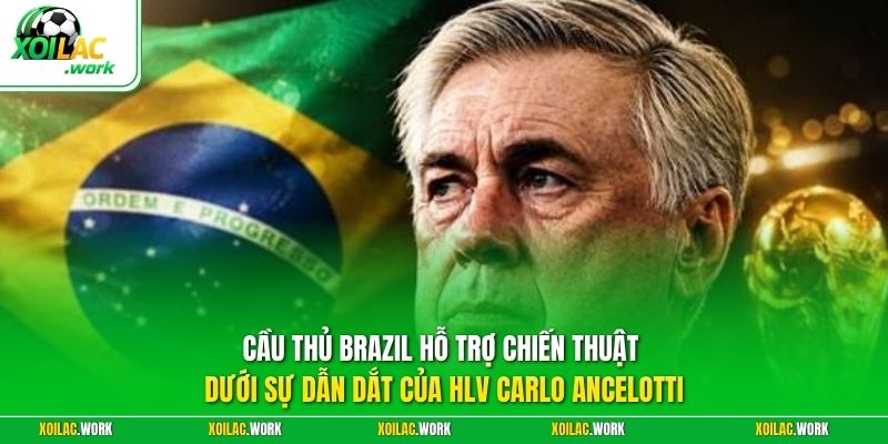 Cầu thủ Brazil hỗ trợ chiến thuật dưới sự dẫn dắt của HLV Carlo Ancelotti