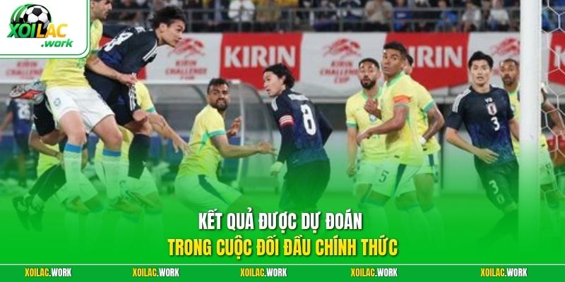 Kết quả được dự đoán trong cuộc đối đầu chính thức