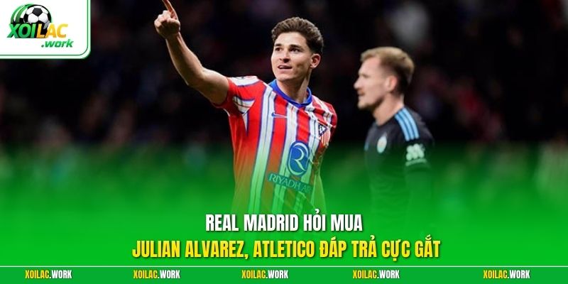 Real Madrid Hỏi Mua Julian Alvarez, Atletico Madrid Lập Tức Ra Tay