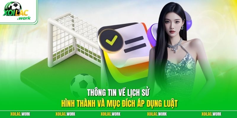 Thông tin về lịch sử hình thành và mục đích áp dụng luật